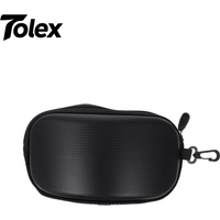 Tolex Portable Ski Goggles EVA Hard Case with Zipper Compact Lightweight Eyewear Storage Box for Easy Carrying Ski Accessories