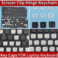 Replacement Keycaps Scissor Clip Hinge For DELL Latitude 7420 7430 5430 5420 5421 5431 7520 P137G key caps keyboard Keychain