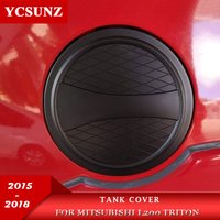 ABS Fuel Tank Cap Cover For Mitsubishi Triton L200 MQ 2015 2016 2017 2018 Car Exterior Parts Double Cabin Ycsunz