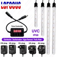 UVC LED Ultraviolet Lamps T6 4W 6W 8W 10W 270nm 280nm 110V 220V IP67 Waterproof Tube For Sterilization Purification Disinfection