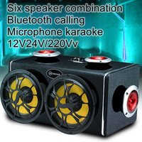 Car Bluetooth speaker 12v subwoofer car stereo 24V special household small speaker