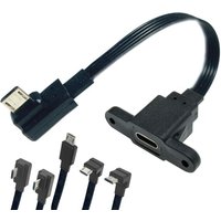 V8 to Type-C extension cable 0.1M 0.2M Type-C female port to Android micro USB adapter charger data cable interface converter he