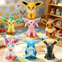 Sylveon Umbreon Espeon Leafeon Plush Toys Cute Eevee Stuffed Animals Peluche Dolls For Children Gifts Of Collectible Value 24CM