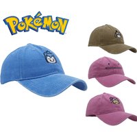 Pokemon Go Anime Figure Snorlax Psyduck Cartoon Peaked Cap Cotton Baseball Cap Sun Protection Men Girls Dress Up Birthday Gifts