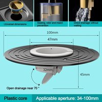 1PCS Drainage Floor Drain Sink Strainer Shower Backflow Preventer Filter Plug Drainage Products Anti-Odor Toilet Floor Drain