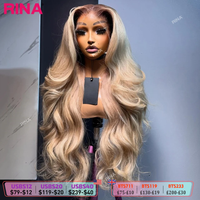 Dark Root Blonde 13x6 13x4 Hd Lace Frontal Wig Human Hair Ombre Colored Ombre Blonde Human Hair Wigs Body Wave For Women 5x5 image 4