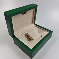 High end original watch box, green water ripple watch packaging box, watch storage box # Color: Green