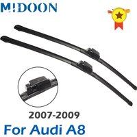 MIDOON For Audi A8 S8 D3 Sedan 2009 2008 2007 2006 2005 2004 2003 2002 2Pcs/set Front Windscreen Wiper Blades Set 24"23"
