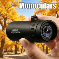 3000x25 Adult Professional HD Monocular Pocket Mini Portable Telescope for Outdoor Camping Hunting Hiking Sports Climbing Travel