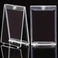 10-1Pcs 35PT Hard Magnetic Card Holder for Kpop Idol Photo Cards Protective Sports Trading Card Toploaders Sleeves Display Case