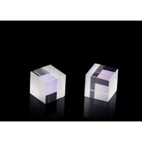 10*10*10mm Optical Glass Cube Beamsplitters Prism: Semi-Reflective and Semi-Transmissive Splitting Prism