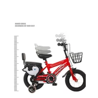 AliExpress NONE Children Toddler Bicycle Multiple Sizes Boys Girls Adjustable Height Detachable Basket Kid Bike For 2-7 Years Old Outdoor Use