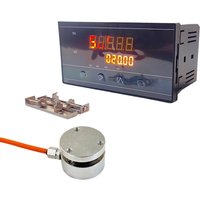 High Precision Micro Load Cell and Digital Display Controller Set Alloy Steel Compression Pressure Sensor 0-2000kg