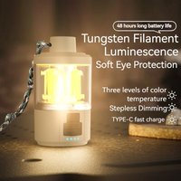 Tragbare cob warme camping lichter starke led laterne taschenlampe wiederauf ladbare outdoor-angeln zelte wolfram lampe