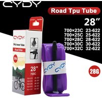 AliExpress Aidenkid 28G CYDY Road Bicycle TPU Inner Tube 700x23C 25C 28C 30C 32C Camera Tyre Valve 45mm/65mm/85mm Bike Tire Cycling pneu parts