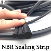 1M/5M/10M Black Nitrile Rubber Solid Strip High Temperature And Oil Resistant OD 1~30mm NBR Sealing Bar High-Quality Round Strip