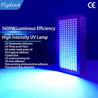 High Power 2000W 365nm 395nm 405nm Led Ultraviolet Air Cooled UV Curing Solid Ink Paint Green Oil Printing Plate Flaw Detection