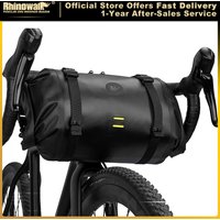 Rhinowalk Bike Handlebar Bag Waterproof Big Capacity 4L-12L Frame Front Tube Cycling Bag Trunk Pannier Bike Accessories