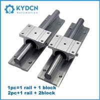 TBR16UU TBR16LUU Box Type Sliding Blocks+TBR16S Linear Guide Rail L 200-550mm Linear Bearing Block Set