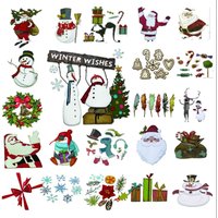 2024 New Metal Cutting Dies Santa Claus Snowman Gift Decoration Scrapbooking Emboss Clipbook Template Greeting Card handmad Dies
