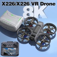 Drone X226/X226VR Drones 8K Profession HD Wide Angle Camera WiFi FPV RC Helicopter Large Screen Foldable Quadcopter
