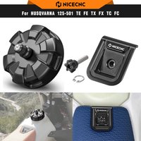 NICECNC For Husqvarna TE 300 TE 250 FE 350 450 501 2024-2026 Seat Mount & Quick Release Seat Bolt & Fuel Tank Cap 125-450 TX FX