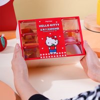 Genuine Sanrio Hello Kitty Drawer Storage Box Cartoon Desktop Multi-Functional Organizer For Hairpins Cotton Swabs Floss Receive