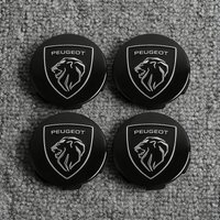 4Pcs Original Car Wheel Center Hub Cap Cover For Peugeot 408 4008 308 3008 Rifter 5008 508 2008 208 301 RCZ 407 108 608 107 206