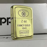 Zippo lighter Fancy Gold Plating Gold Model Windproof Collection in box