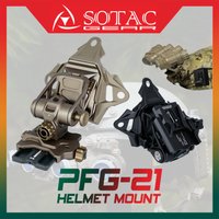 SOTAC FPG-21 NVG Mount Tactical Helmet Night Vision Mount Low Profile Flip-Up Mount 7075 Aluminum CNC Machined Hard Anodized