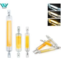 R7S LED COB Tube Bulb 78MM 118MM Glass Corn Lamp AC 110V 220V High Power J78 J118 Replace Halogen Light Lampadas Led R7S Glass
