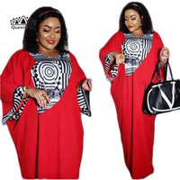 Robe Africaine Dashiki Surdimensionnée pour Femme, Tenue Éducative Vide, Style Libre