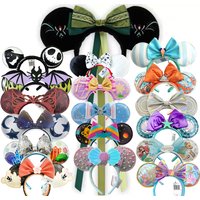 DISNEY PRINCESS Mickey Mouse Ears Headband 2025 Loungefly Halloween Fright Night Headwear for Adult Kids Holiday Hairband image 4