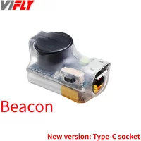 VIFLY Beacon Wireless Drone Buzzer 80mah Self-Powered Gyro LED 105DB for DJI Quads Any Drones Up To 30 Hours Working Time