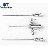 Medical Rigid Arthroscope Endoscope and Sheath Obturator Trocar Sets Examination Surgery Veterinary Arthroscopy
