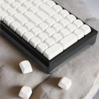 108 Keys White Blank Keycaps MOA Profile Personalized PBT Dye Sublimation Keycap for MX Mechanical Keyboard 61/68/84/87/104/108
