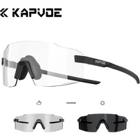 AliExpress kapvoe Kapvoe Photochromic Men's Cycling Sunglasses Runnning Hiking Eyewear LightWeight Sports Glasses Wide Vision Adjustable UV400