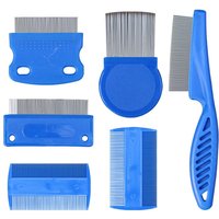 6Pcs/Set Removes Eggs Lices Combs Dandruff Combs Lice Comb Easily Long Lasting Non Deformation Lices Removal Head Lice Comb