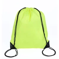 New Polyester Waterproof Casual Bag Thicken Drawstring Belt Riding Travel Sports Backpack Portable Drawstring Shoes Clothes Bags