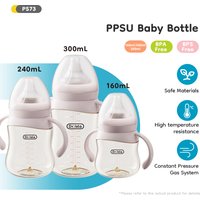 Baby Bottle 160/240/300ml Dot Anti-Colic&Anti-Bloating PPSU Milk Bottle Kids Drinking Bottle&Temperature Display Function PS73
