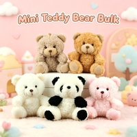 Mini Teddy Bear Bulk,Small Stuffed Animal Toy, Soft Plush Mini Teddy Bears for Baby Shower Graduation Wedding Birthday Party