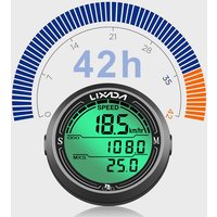 AliExpress LIXADA Backlight Bike Computer Wired Bike Speedometer Waterproof Round Shaped Bike Computer Backlight Screen Cycle Odometer