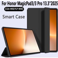 For Huawei Honor MagicPad 3 Pro Case 13.3 inch CGA-W00 Magnetic Trifold Stand PU Silicone Back Funda Coque Honor MagicPad3 Cover