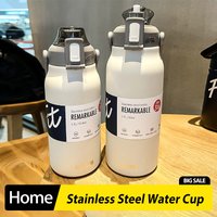 Large-capacity Men's Insulation Cup Water Cup Female High Value Students Big Belly Cup Stainless Steel Insulation Water Bottle