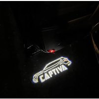 Led Car Door Light Logo Laser Projector Welcome Lamp Welcome Light For Chevrolet Captiva 2007-2018 Auto Styling Accessories