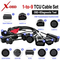 VAG DSG TCU Cable Set 9-in-1–DQ200 DQ250 DQ381 DL382 DQ500+VL381 DQ400e DL501 – Bench Flash Read Write Clone for PCMflash Ktag image 4
