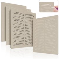 10 stücke Microb lading Praxis Haut Augenbrauen Latex Tattoo Haut, um Tattoo Stirn Make-up Skins Microb lading Silikon folien zu üben