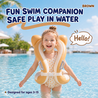 1PC Large Buoyancy Inflatable Swim Trainer Tube, Anti-Overturn Design Portable Pool Beach Float Equipment