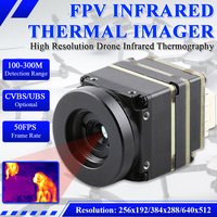 FPV UAV Infrared Thermal Imager lens HD 50FPS Frame Rate 256/384/640 High-resolution CVBS/USB Interface Thermal Imaging