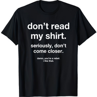 Novelty Men'S Don't Look at My Shirt Sarcastic Rebel Vintage T Shirt Tee Oversize Ironic Humor Weirdcor Sarcastic Hilarious meme